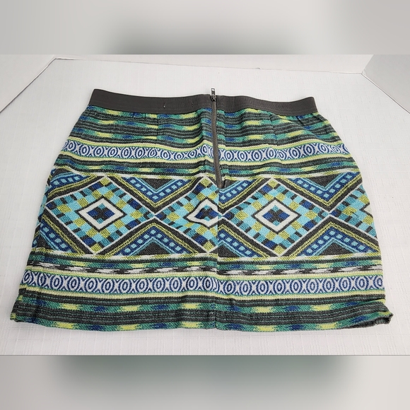 VINTAGE AMERICAN EAGLE OUTFITTERS WOMEN'S MINI SKIRT, SIZE 8, MULTICOLOR - Picture 2 of 10